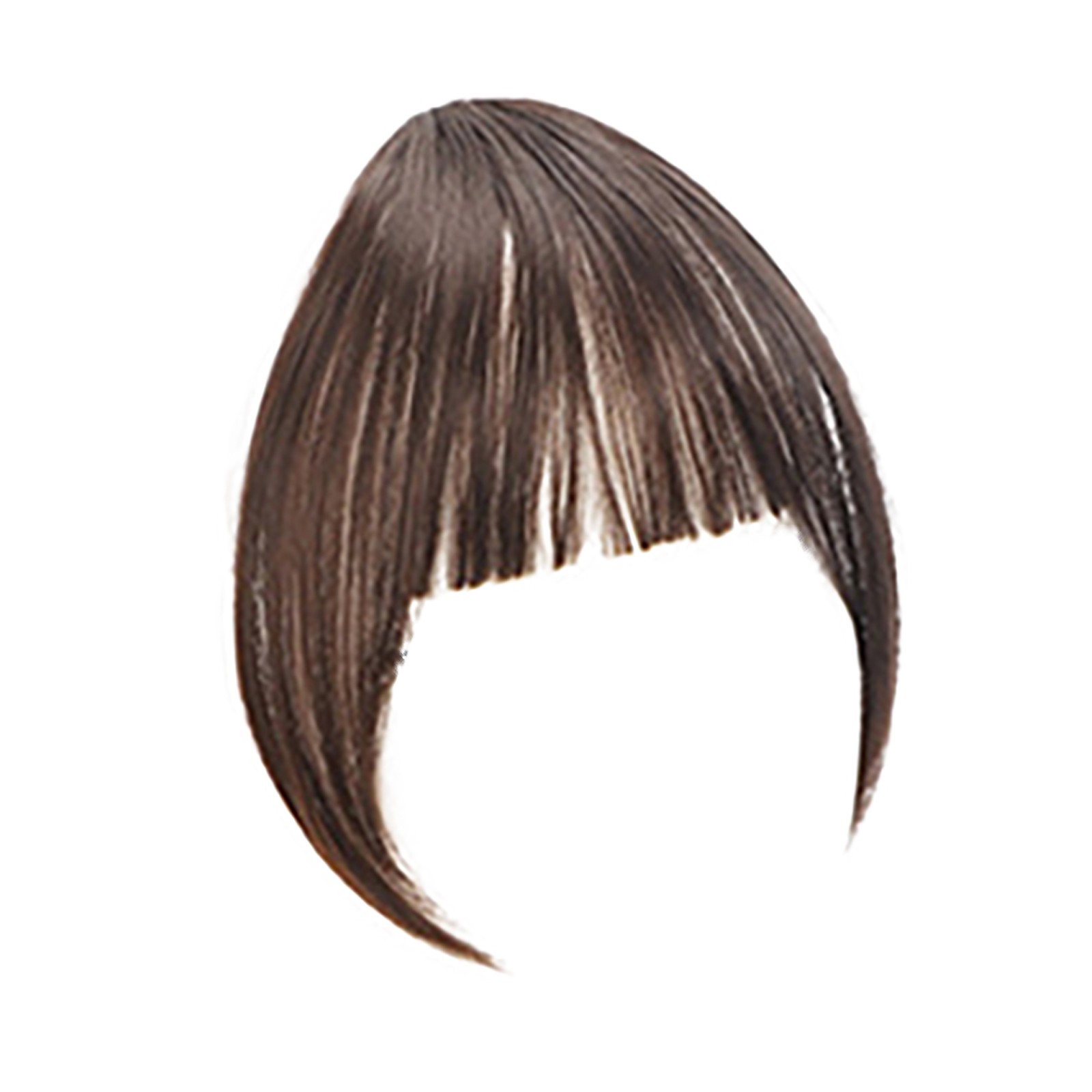 thumbnail image 2 of Flequillo Flequillo Castaño en Red Clip Extensiones con Niza en Peluca Natural Rojizo, 2 of 2